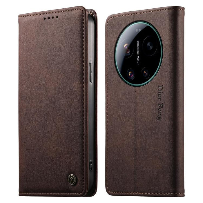 Funda para teléfono Dierfeng de cuero vegano con cierre magnético y protección RFID., For Xiaomi 17 Max 5G, For Xiaomi 17T Pro 5G, For Xiaomi 17T 5G, For Xiaomi Poco X8 Pro 5G / Redmi Turbo 5 5G, For Xiaomi 17 Ultra, For Xiaomi 17 Pro Max              ...