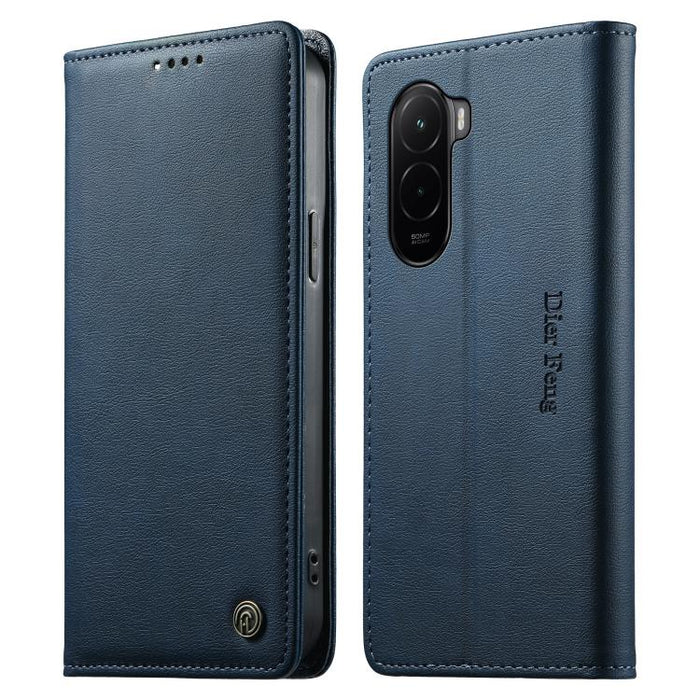 Funda para teléfono Dierfeng de cuero vegano con cierre magnético y protección RFID., For Xiaomi 17 Max 5G, For Xiaomi 17T Pro 5G, For Xiaomi 17T 5G, For Xiaomi Poco X8 Pro 5G / Redmi Turbo 5 5G, For Xiaomi 17 Ultra, For Xiaomi 17 Pro Max              ...