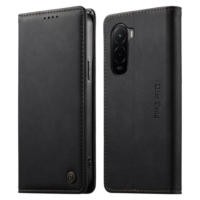 Funda para teléfono Dierfeng de cuero vegano con cierre magnético y protección RFID., For Xiaomi 17 Max 5G, For Xiaomi 17T Pro 5G, For Xiaomi 17T 5G, For Xiaomi Poco X8 Pro 5G / Redmi Turbo 5 5G, For Xiaomi 17 Ultra, For Xiaomi 17 Pro Max              ...
