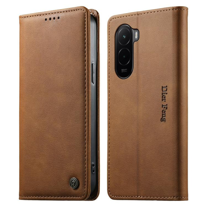 Funda para teléfono Dierfeng de cuero vegano con cierre magnético y protección RFID., For Xiaomi 17 Max 5G, For Xiaomi 17T Pro 5G, For Xiaomi 17T 5G, For Xiaomi Poco X8 Pro 5G / Redmi Turbo 5 5G, For Xiaomi 17 Ultra, For Xiaomi 17 Pro Max              ...