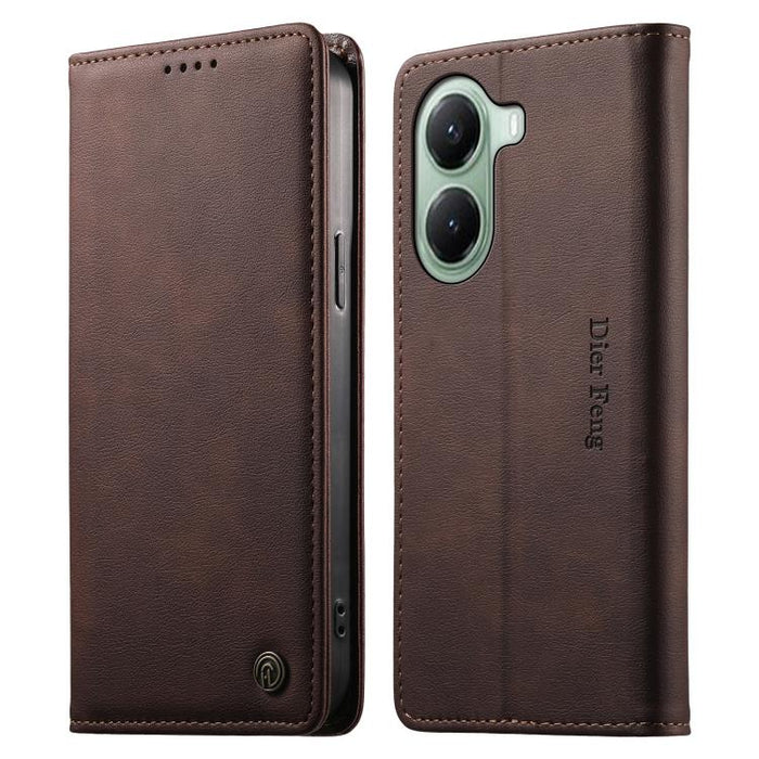 Funda para teléfono Dierfeng de cuero vegano con cierre magnético y protección RFID., For Xiaomi 17 Max 5G, For Xiaomi 17T Pro 5G, For Xiaomi 17T 5G, For Xiaomi Poco X8 Pro 5G / Redmi Turbo 5 5G, For Xiaomi 17 Ultra, For Xiaomi 17 Pro Max              ...