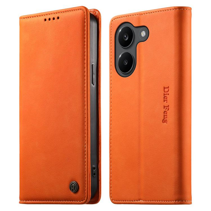 Funda para teléfono Dierfeng de cuero vegano con cierre magnético y protección RFID., For Xiaomi 17 Max 5G, For Xiaomi 17T Pro 5G, For Xiaomi 17T 5G, For Xiaomi Poco X8 Pro 5G / Redmi Turbo 5 5G, For Xiaomi 17 Ultra, For Xiaomi 17 Pro Max              ...