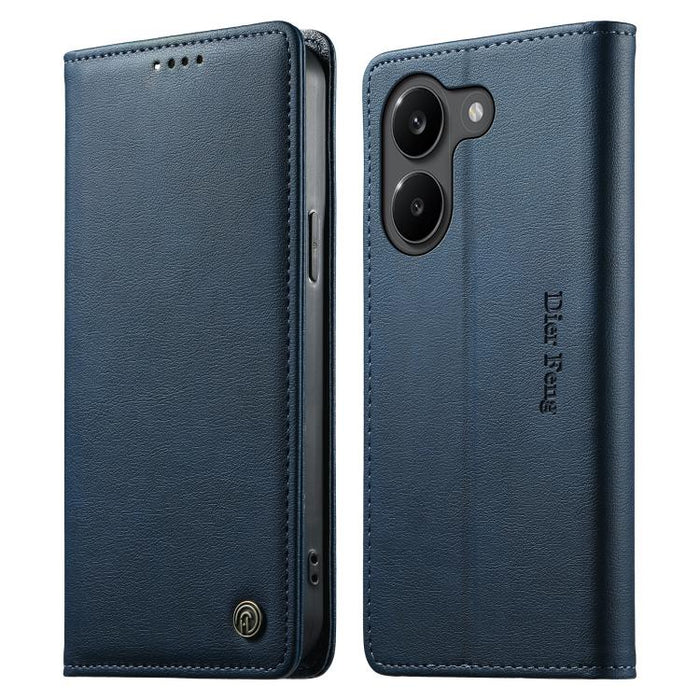 Funda para teléfono Dierfeng de cuero vegano con cierre magnético y protección RFID., For Xiaomi 17 Max 5G, For Xiaomi 17T Pro 5G, For Xiaomi 17T 5G, For Xiaomi Poco X8 Pro 5G / Redmi Turbo 5 5G, For Xiaomi 17 Ultra, For Xiaomi 17 Pro Max              ...