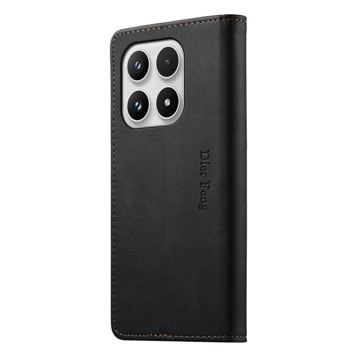 Funda para teléfono Dierfeng de cuero vegano con cierre magnético y protección RFID., For Xiaomi 17 Max 5G, For Xiaomi 17T Pro 5G, For Xiaomi 17T 5G, For Xiaomi Poco X8 Pro 5G / Redmi Turbo 5 5G, For Xiaomi 17 Ultra, For Xiaomi 17 Pro Max              ...