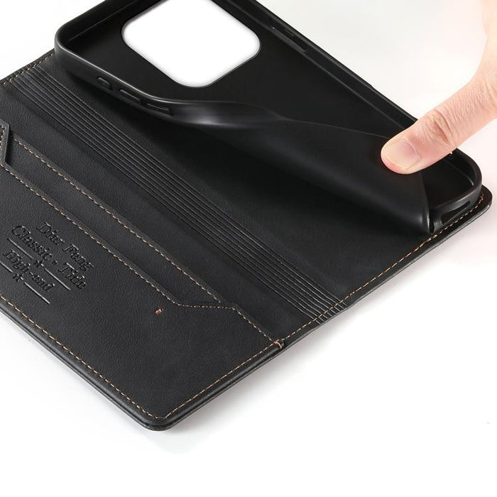 Funda para teléfono Dierfeng de cuero vegano con cierre magnético y protección RFID., For Xiaomi 17 Max 5G, For Xiaomi 17T Pro 5G, For Xiaomi 17T 5G, For Xiaomi Poco X8 Pro 5G / Redmi Turbo 5 5G, For Xiaomi 17 Ultra, For Xiaomi 17 Pro Max              ...