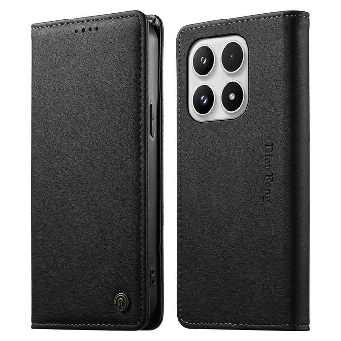Funda para teléfono Dierfeng de cuero vegano con cierre magnético y protección RFID., For Xiaomi 17 Max 5G, For Xiaomi 17T Pro 5G, For Xiaomi 17T 5G, For Xiaomi Poco X8 Pro 5G / Redmi Turbo 5 5G, For Xiaomi 17 Ultra, For Xiaomi 17 Pro Max              ...