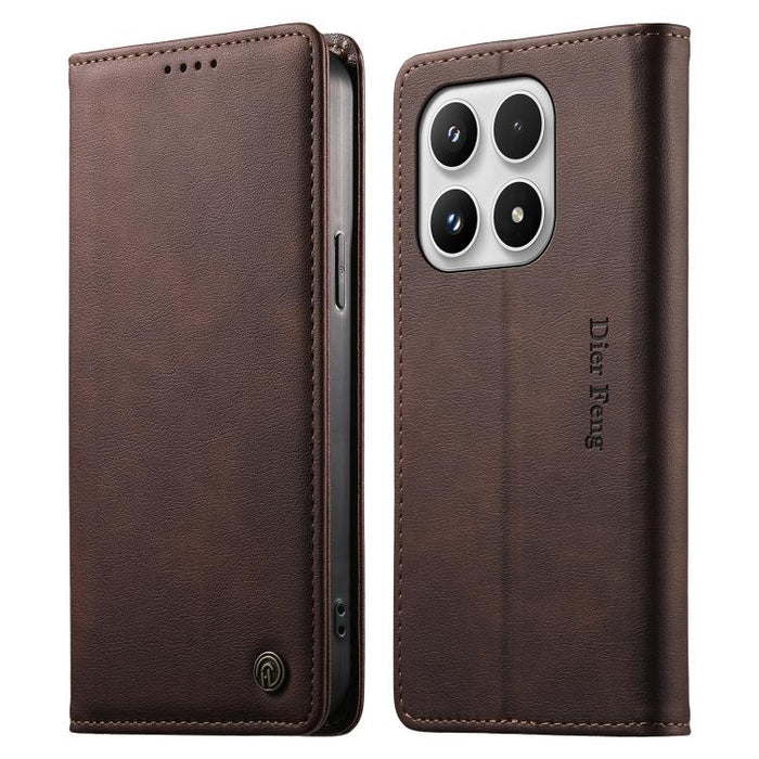 Funda para teléfono Dierfeng de cuero vegano con cierre magnético y protección RFID., For Xiaomi 17 Max 5G, For Xiaomi 17T Pro 5G, For Xiaomi 17T 5G, For Xiaomi Poco X8 Pro 5G / Redmi Turbo 5 5G, For Xiaomi 17 Ultra, For Xiaomi 17 Pro Max              ...