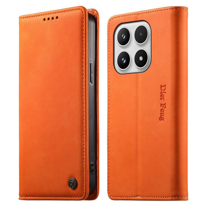 Funda para teléfono Dierfeng de cuero vegano con cierre magnético y protección RFID., For Xiaomi 17 Max 5G, For Xiaomi 17T Pro 5G, For Xiaomi 17T 5G, For Xiaomi Poco X8 Pro 5G / Redmi Turbo 5 5G, For Xiaomi 17 Ultra, For Xiaomi 17 Pro Max              ...