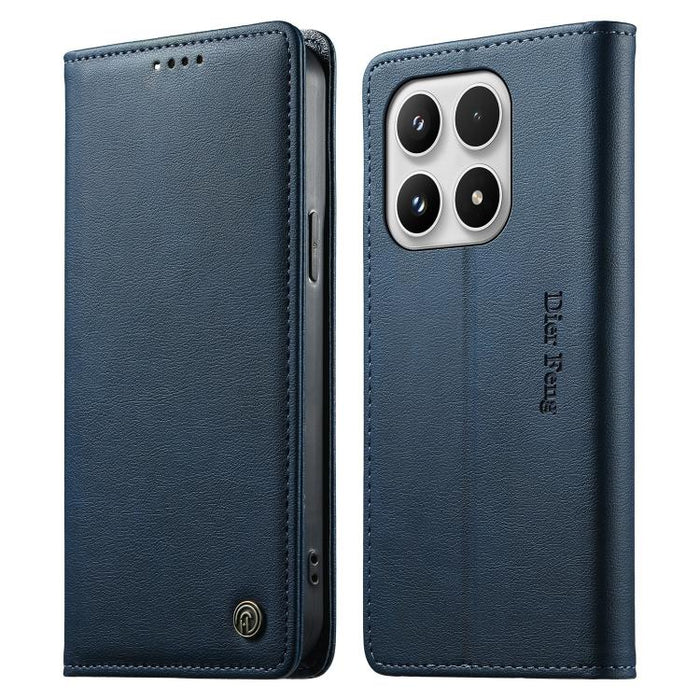 Funda para teléfono Dierfeng de cuero vegano con cierre magnético y protección RFID., For Xiaomi 17 Max 5G, For Xiaomi 17T Pro 5G, For Xiaomi 17T 5G, For Xiaomi Poco X8 Pro 5G / Redmi Turbo 5 5G, For Xiaomi 17 Ultra, For Xiaomi 17 Pro Max              ...