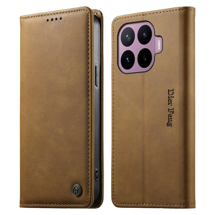 Funda para teléfono Dierfeng de cuero vegano con cierre magnético y protección RFID., For Xiaomi 17 Max 5G, For Xiaomi 17T Pro 5G, For Xiaomi 17T 5G, For Xiaomi Poco X8 Pro 5G / Redmi Turbo 5 5G, For Xiaomi 17 Ultra, For Xiaomi 17 Pro Max              ...