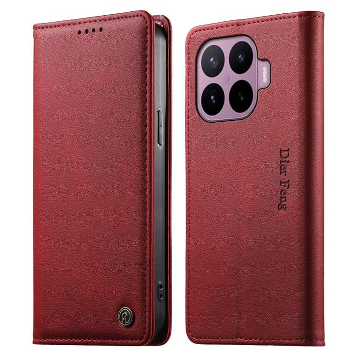 Funda para teléfono Dierfeng de cuero vegano con cierre magnético y protección RFID., For Xiaomi 17 Max 5G, For Xiaomi 17T Pro 5G, For Xiaomi 17T 5G, For Xiaomi Poco X8 Pro 5G / Redmi Turbo 5 5G, For Xiaomi 17 Ultra, For Xiaomi 17 Pro Max              ...