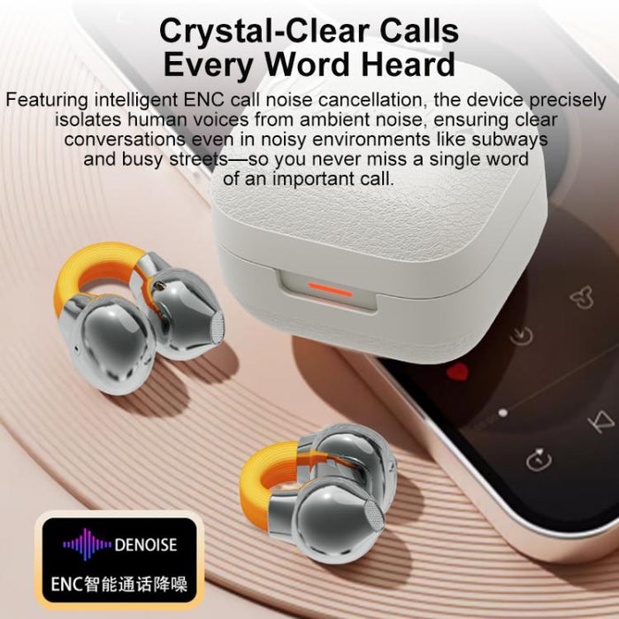 Auriculares inalámbricos Bluetooth inteligentes con IA D MOOSTER D89 con clip