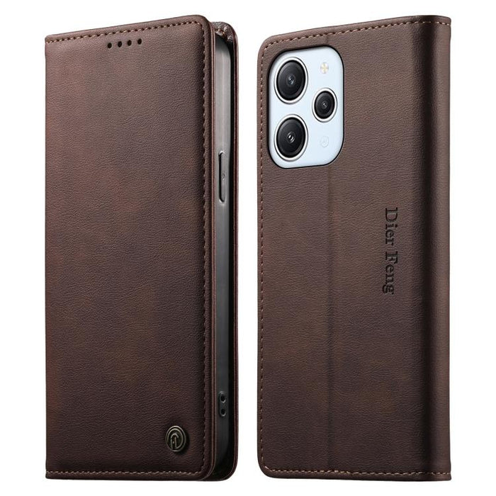 Funda para teléfono Dierfeng de cuero vegano con cierre magnético y protección RFID., For Redmi 14C 4G / 14R / A4 5G, For Redmi Note 14 Pro 4G, For Redmi Note 14 4G 163.25mm, For Redmi Note 14 Pro 5G / Note 14 Pro+ 5G, For Redmi K70 Ultra              ...