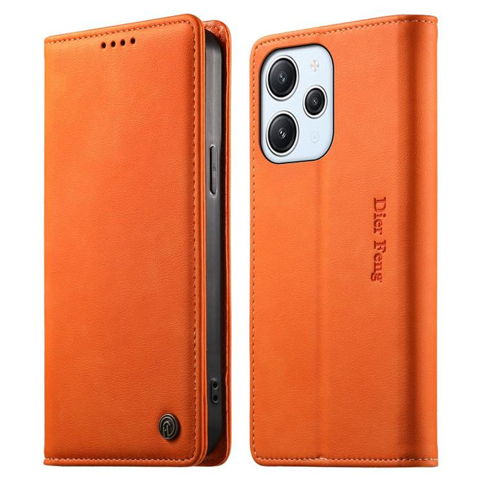 Funda para teléfono Dierfeng de cuero vegano con cierre magnético y protección RFID., For Redmi 14C 4G / 14R / A4 5G, For Redmi Note 14 Pro 4G, For Redmi Note 14 4G 163.25mm, For Redmi Note 14 Pro 5G / Note 14 Pro+ 5G, For Redmi K70 Ultra              ...