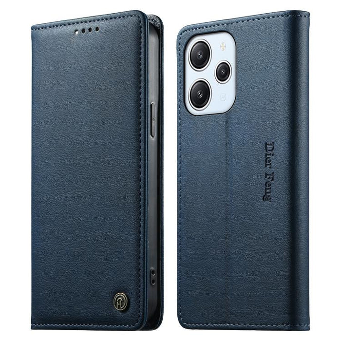 Funda para teléfono Dierfeng de cuero vegano con cierre magnético y protección RFID., For Redmi 14C 4G / 14R / A4 5G, For Redmi Note 14 Pro 4G, For Redmi Note 14 4G 163.25mm, For Redmi Note 14 Pro 5G / Note 14 Pro+ 5G, For Redmi K70 Ultra              ...