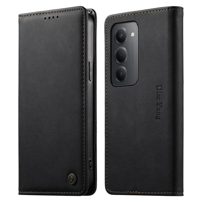 Funda para teléfono Dierfeng de cuero vegano con cierre magnético y protección RFID., For Redmi A7 Pro 171mm / Poco C85x 5G, For Redmi 15a 5G, For Redmi Turbo 5 Max / Poco X8 Pro Max, For Redmi Note 15 Pro+ 5G 163.3mm / Poco M8 Pro 5G                  ...