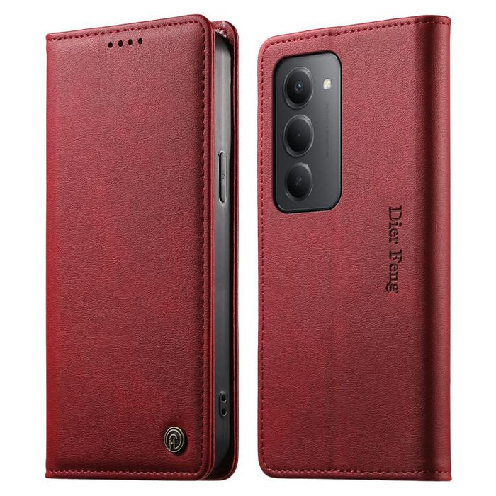 Funda para teléfono Dierfeng de cuero vegano con cierre magnético y protección RFID., For Redmi A7 Pro 171mm / Poco C85x 5G, For Redmi 15a 5G, For Redmi Turbo 5 Max / Poco X8 Pro Max, For Redmi Note 15 Pro+ 5G 163.3mm / Poco M8 Pro 5G                  ...