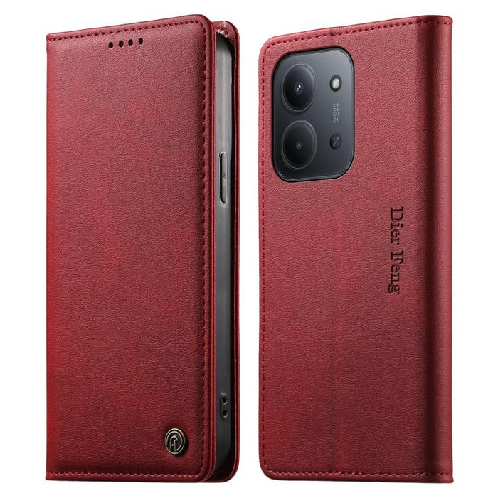 Funda para teléfono Dierfeng de cuero vegano con cierre magnético y protección RFID., For Redmi A7 Pro 171mm / Poco C85x 5G, For Redmi 15a 5G, For Redmi Turbo 5 Max / Poco X8 Pro Max, For Redmi Note 15 Pro+ 5G 163.3mm / Poco M8 Pro 5G                  ...