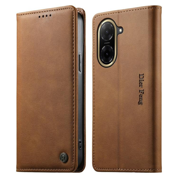 Funda para teléfono Dierfeng de cuero vegano con cierre magnético y protección RFID., For Redmi A7 Pro 171mm / Poco C85x 5G, For Redmi 15a 5G, For Redmi Turbo 5 Max / Poco X8 Pro Max, For Redmi Note 15 Pro+ 5G 163.3mm / Poco M8 Pro 5G                  ...
