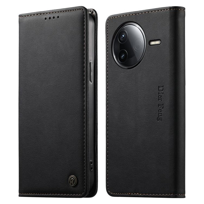 Funda para teléfono Dierfeng de cuero vegano con cierre magnético y protección RFID., For Redmi A7 Pro 171mm / Poco C85x 5G, For Redmi 15a 5G, For Redmi Turbo 5 Max / Poco X8 Pro Max, For Redmi Note 15 Pro+ 5G 163.3mm / Poco M8 Pro 5G                  ...