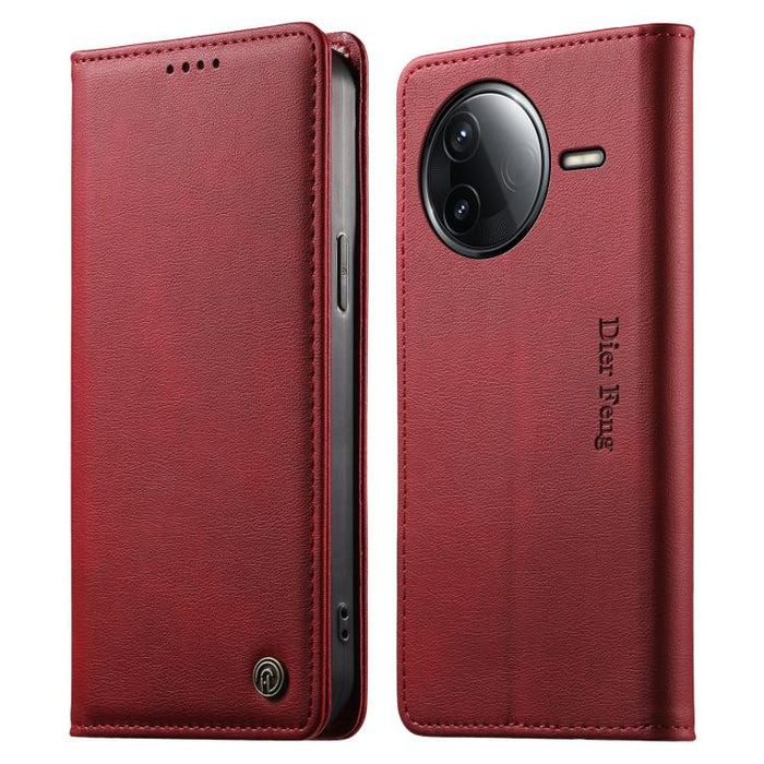 Funda para teléfono Dierfeng de cuero vegano con cierre magnético y protección RFID., For Redmi A7 Pro 171mm / Poco C85x 5G, For Redmi 15a 5G, For Redmi Turbo 5 Max / Poco X8 Pro Max, For Redmi Note 15 Pro+ 5G 163.3mm / Poco M8 Pro 5G                  ...
