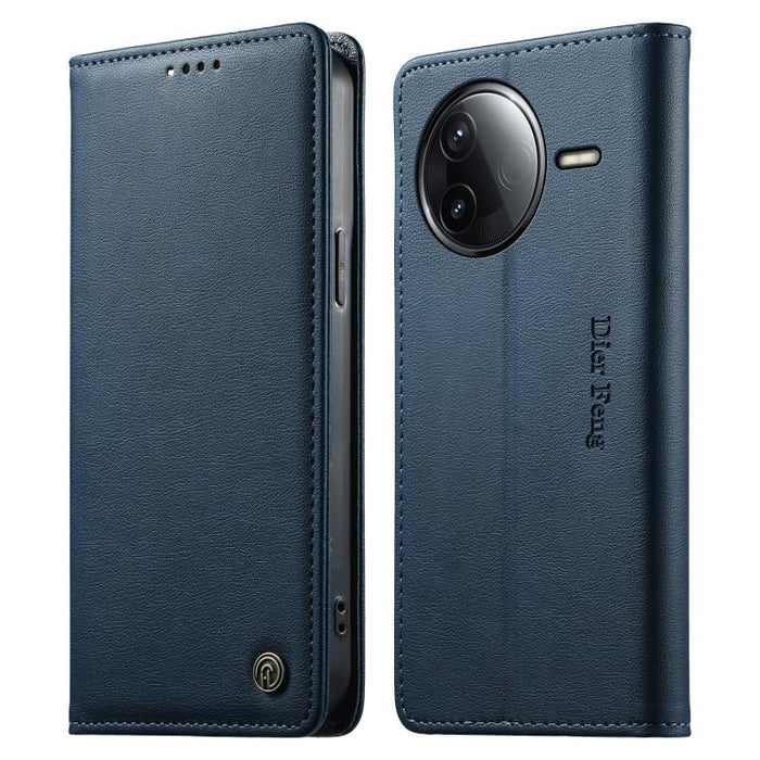 Funda para teléfono Dierfeng de cuero vegano con cierre magnético y protección RFID., For Redmi A7 Pro 171mm / Poco C85x 5G, For Redmi 15a 5G, For Redmi Turbo 5 Max / Poco X8 Pro Max, For Redmi Note 15 Pro+ 5G 163.3mm / Poco M8 Pro 5G                  ...