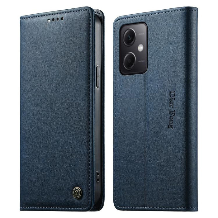 Funda para teléfono Dierfeng de cuero vegano con cierre magnético y protección RFID., For Redmi Note 12S / Note 11S 4G, For Redmi Note 12 4G Global, For Redmi 12C / 11A / Poco C55, For Redmi Note 12 Pro+ Global, For Redmi Note 12 Pro 5G Global / Speed ...
