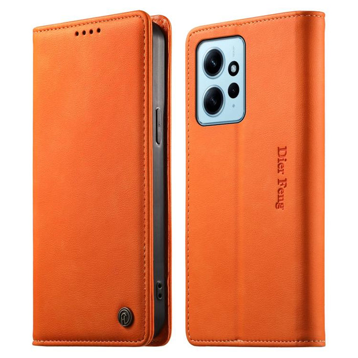 Funda para teléfono Dierfeng de cuero vegano con cierre magnético y protección RFID., For Redmi Note 12S / Note 11S 4G, For Redmi Note 12 4G Global, For Redmi 12C / 11A / Poco C55, For Redmi Note 12 Pro+ Global, For Redmi Note 12 Pro 5G Global / Speed ...