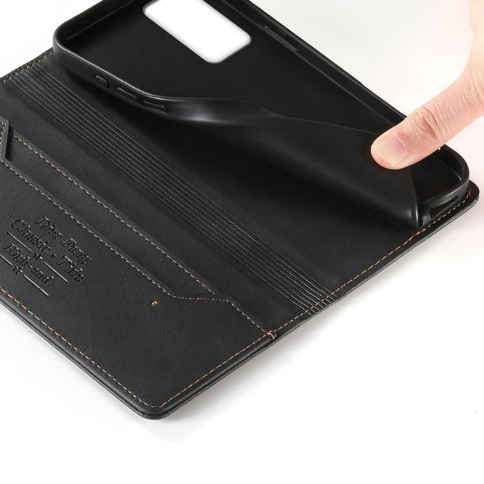 Funda para teléfono Dierfeng de cuero vegano con cierre magnético y protección RFID., For Redmi Note 12S / Note 11S 4G, For Redmi Note 12 4G Global, For Redmi 12C / 11A / Poco C55, For Redmi Note 12 Pro+ Global, For Redmi Note 12 Pro 5G Global / Speed ...