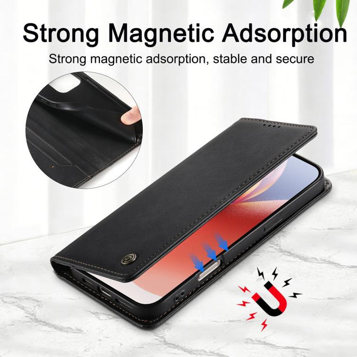 Funda para teléfono Dierfeng de cuero vegano con cierre magnético y protección RFID., For Redmi Note 12S / Note 11S 4G, For Redmi Note 12 4G Global, For Redmi 12C / 11A / Poco C55, For Redmi Note 12 Pro+ Global, For Redmi Note 12 Pro 5G Global / Speed ...