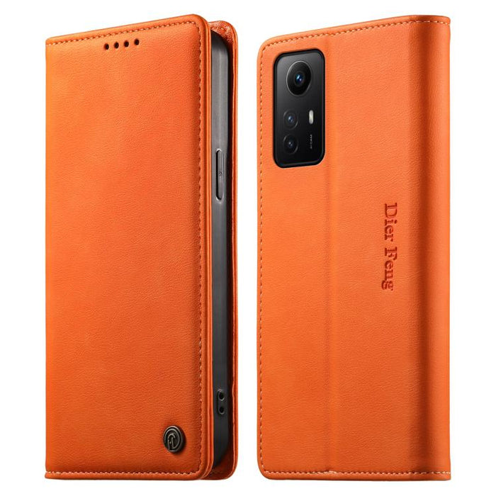 Funda para teléfono Dierfeng de cuero vegano con cierre magnético y protección RFID., For Redmi Note 12S / Note 11S 4G, For Redmi Note 12 4G Global, For Redmi 12C / 11A / Poco C55, For Redmi Note 12 Pro+ Global, For Redmi Note 12 Pro 5G Global / Speed ...