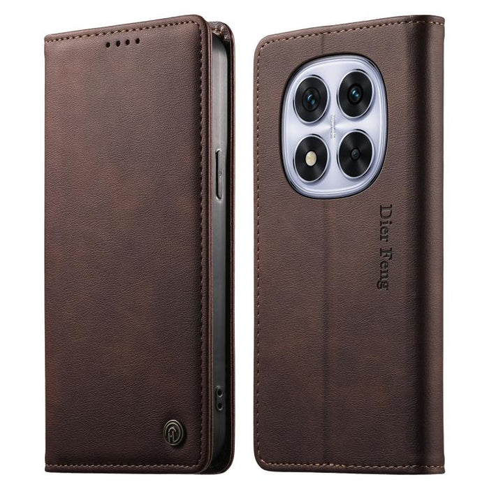 Funda para teléfono Dierfeng de cuero vegano con cierre magnético y protección RFID., For Redmi 14C 4G / 14R / A4 5G, For Redmi Note 14 Pro 4G, For Redmi Note 14 4G 163.25mm, For Redmi Note 14 Pro 5G / Note 14 Pro+ 5G, For Redmi K70 Ultra              ...