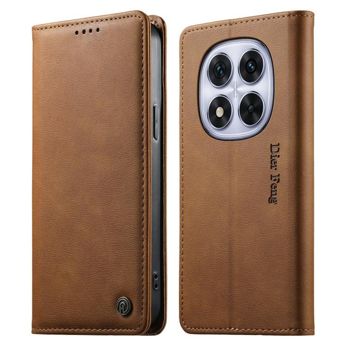 Funda para teléfono Dierfeng de cuero vegano con cierre magnético y protección RFID., For Redmi 14C 4G / 14R / A4 5G, For Redmi Note 14 Pro 4G, For Redmi Note 14 4G 163.25mm, For Redmi Note 14 Pro 5G / Note 14 Pro+ 5G, For Redmi K70 Ultra              ...