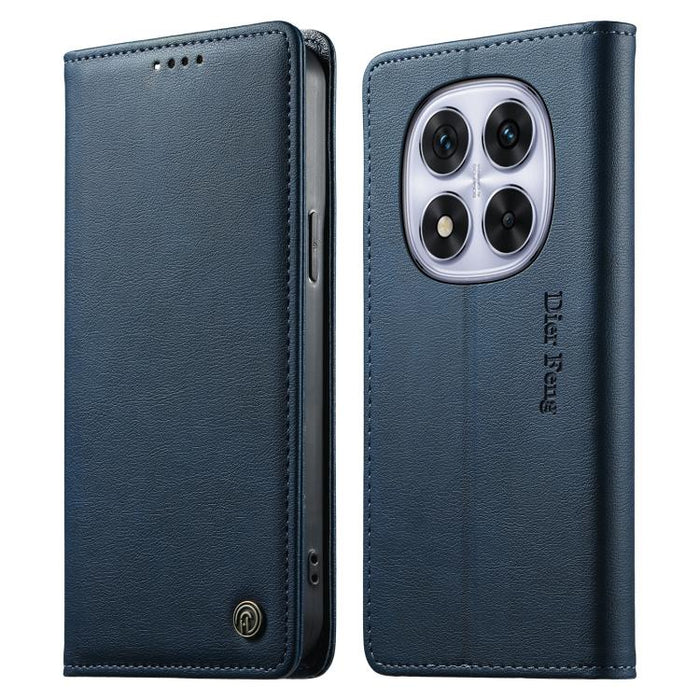 Funda para teléfono Dierfeng de cuero vegano con cierre magnético y protección RFID., For Redmi 14C 4G / 14R / A4 5G, For Redmi Note 14 Pro 4G, For Redmi Note 14 4G 163.25mm, For Redmi Note 14 Pro 5G / Note 14 Pro+ 5G, For Redmi K70 Ultra              ...