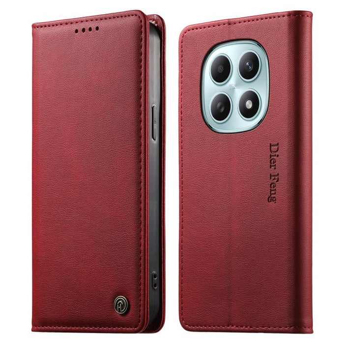 Funda para teléfono Dierfeng de cuero vegano con cierre magnético y protección RFID., For Redmi A7 Pro 171mm / Poco C85x 5G, For Redmi 15a 5G, For Redmi Turbo 5 Max / Poco X8 Pro Max, For Redmi Note 15 Pro+ 5G 163.3mm / Poco M8 Pro 5G                  ...