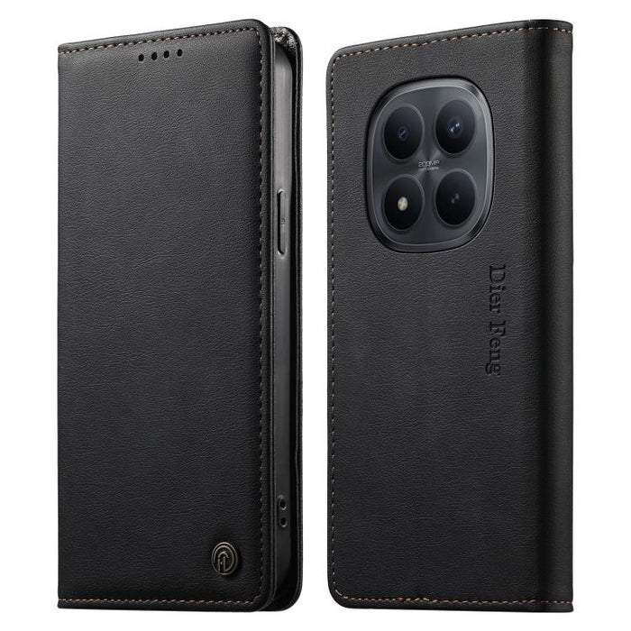 Funda para teléfono Dierfeng de cuero vegano con cierre magnético y protección RFID., For Redmi A7 Pro 171mm / Poco C85x 5G, For Redmi 15a 5G, For Redmi Turbo 5 Max / Poco X8 Pro Max, For Redmi Note 15 Pro+ 5G 163.3mm / Poco M8 Pro 5G                  ...