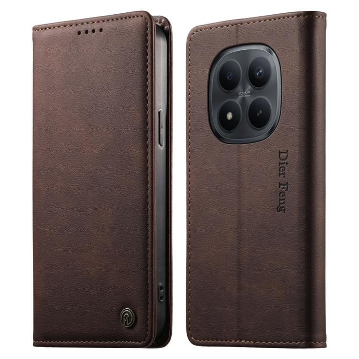 Funda para teléfono Dierfeng de cuero vegano con cierre magnético y protección RFID., For Redmi A7 Pro 171mm / Poco C85x 5G, For Redmi 15a 5G, For Redmi Turbo 5 Max / Poco X8 Pro Max, For Redmi Note 15 Pro+ 5G 163.3mm / Poco M8 Pro 5G                  ...