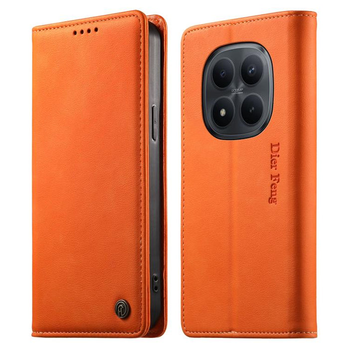 Funda para teléfono Dierfeng de cuero vegano con cierre magnético y protección RFID., For Redmi A7 Pro 171mm / Poco C85x 5G, For Redmi 15a 5G, For Redmi Turbo 5 Max / Poco X8 Pro Max, For Redmi Note 15 Pro+ 5G 163.3mm / Poco M8 Pro 5G                  ...