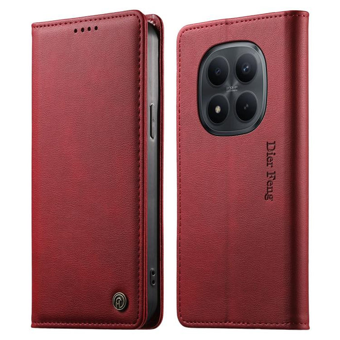Funda para teléfono Dierfeng de cuero vegano con cierre magnético y protección RFID., For Redmi A7 Pro 171mm / Poco C85x 5G, For Redmi 15a 5G, For Redmi Turbo 5 Max / Poco X8 Pro Max, For Redmi Note 15 Pro+ 5G 163.3mm / Poco M8 Pro 5G                  ...