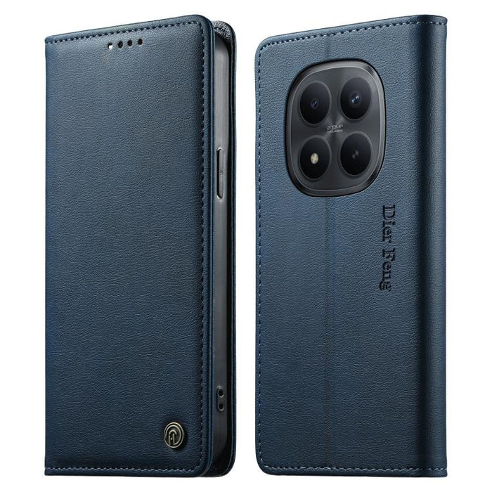 Funda para teléfono Dierfeng de cuero vegano con cierre magnético y protección RFID., For Redmi A7 Pro 171mm / Poco C85x 5G, For Redmi 15a 5G, For Redmi Turbo 5 Max / Poco X8 Pro Max, For Redmi Note 15 Pro+ 5G 163.3mm / Poco M8 Pro 5G                  ...