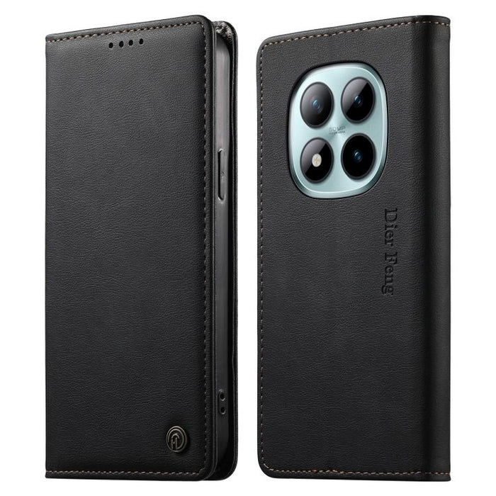 Funda para teléfono Dierfeng de cuero vegano con cierre magnético y protección RFID., For Redmi A7 Pro 171mm / Poco C85x 5G, For Redmi 15a 5G, For Redmi Turbo 5 Max / Poco X8 Pro Max, For Redmi Note 15 Pro+ 5G 163.3mm / Poco M8 Pro 5G                  ...