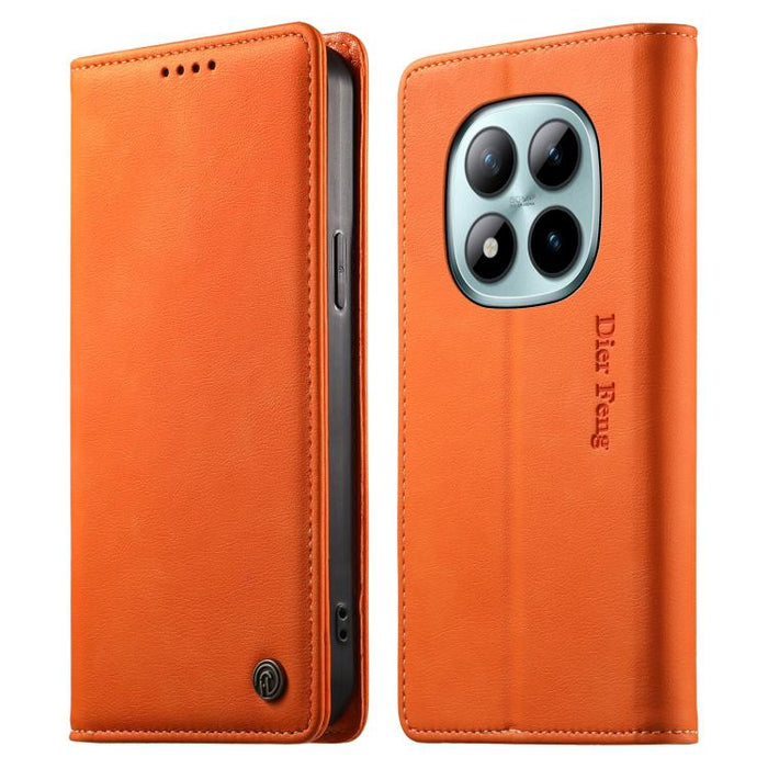 Funda para teléfono Dierfeng de cuero vegano con cierre magnético y protección RFID., For Redmi A7 Pro 171mm / Poco C85x 5G, For Redmi 15a 5G, For Redmi Turbo 5 Max / Poco X8 Pro Max, For Redmi Note 15 Pro+ 5G 163.3mm / Poco M8 Pro 5G                  ...