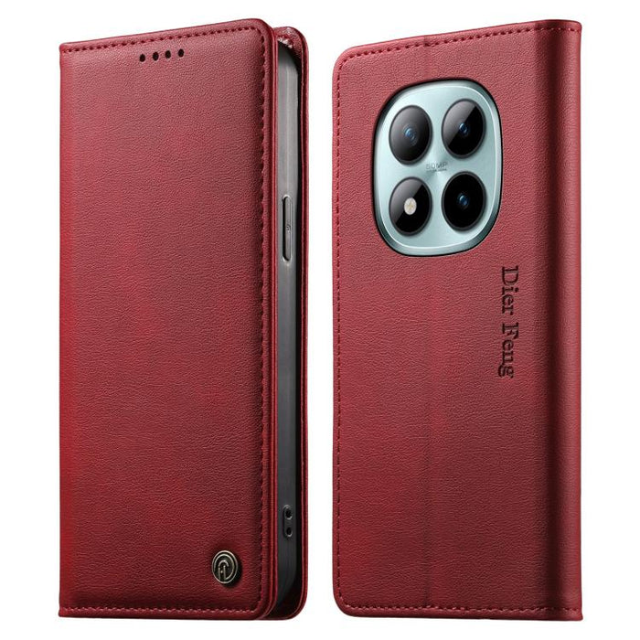 Funda para teléfono Dierfeng de cuero vegano con cierre magnético y protección RFID., For Redmi A7 Pro 171mm / Poco C85x 5G, For Redmi 15a 5G, For Redmi Turbo 5 Max / Poco X8 Pro Max, For Redmi Note 15 Pro+ 5G 163.3mm / Poco M8 Pro 5G                  ...