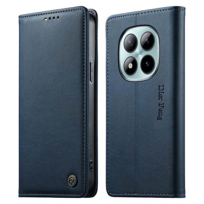 Funda para teléfono Dierfeng de cuero vegano con cierre magnético y protección RFID., For Redmi A7 Pro 171mm / Poco C85x 5G, For Redmi 15a 5G, For Redmi Turbo 5 Max / Poco X8 Pro Max, For Redmi Note 15 Pro+ 5G 163.3mm / Poco M8 Pro 5G                  ...