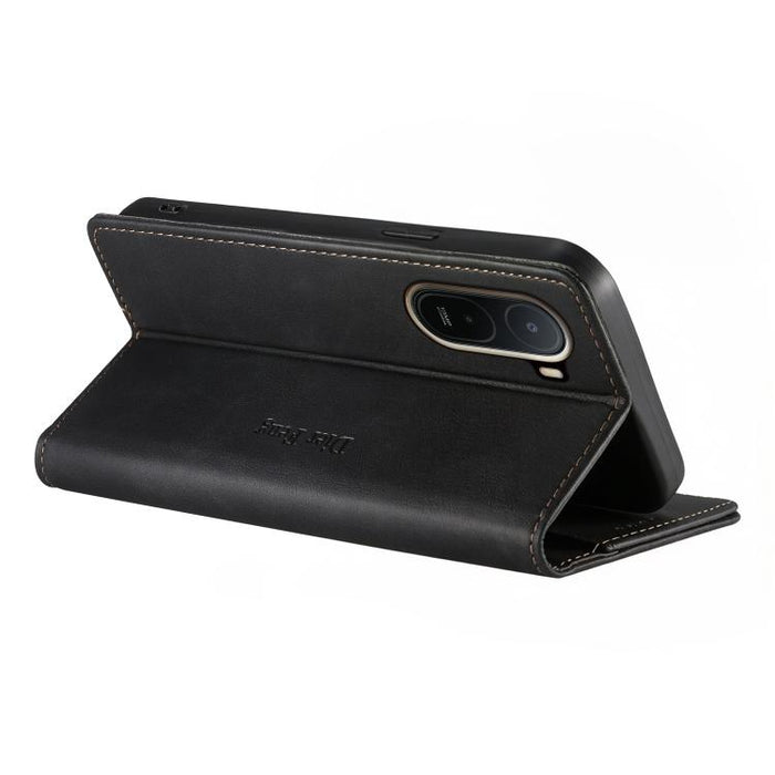 Funda para teléfono Dierfeng de cuero vegano con cierre magnético y protección RFID., For Redmi A7 Pro 171mm / Poco C85x 5G, For Redmi 15a 5G, For Redmi Turbo 5 Max / Poco X8 Pro Max, For Redmi Note 15 Pro+ 5G 163.3mm / Poco M8 Pro 5G                  ...