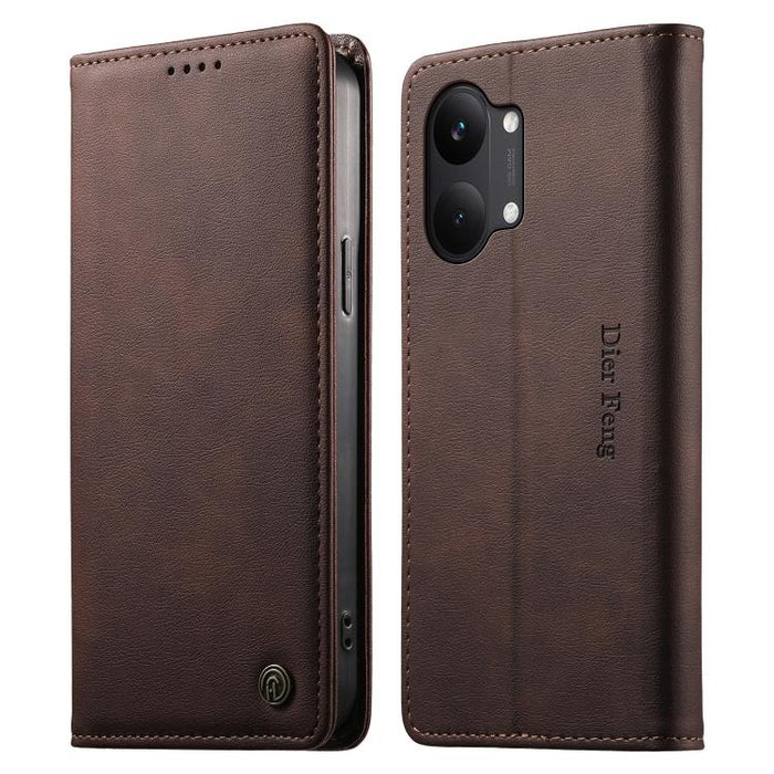 Funda para teléfono Dierfeng de cuero vegano con cierre magnético y protección RFID., For Redmi A7 Pro 171mm / Poco C85x 5G, For Redmi 15a 5G, For Redmi Turbo 5 Max / Poco X8 Pro Max, For Redmi Note 15 Pro+ 5G 163.3mm / Poco M8 Pro 5G                  ...
