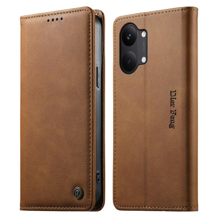 Funda para teléfono Dierfeng de cuero vegano con cierre magnético y protección RFID., For Redmi A7 Pro 171mm / Poco C85x 5G, For Redmi 15a 5G, For Redmi Turbo 5 Max / Poco X8 Pro Max, For Redmi Note 15 Pro+ 5G 163.3mm / Poco M8 Pro 5G                  ...