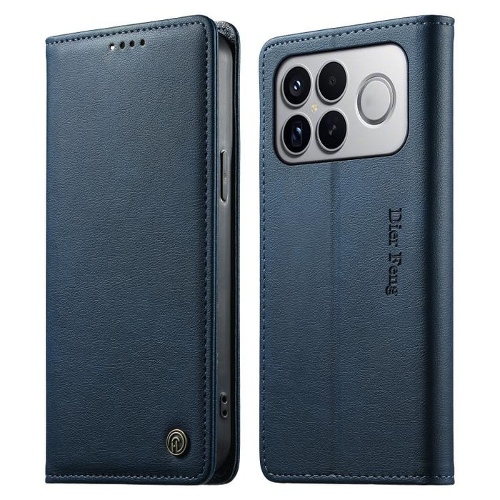 Funda para teléfono Dierfeng de cuero vegano con cierre magnético y protección RFID., For Redmi A7 Pro 171mm / Poco C85x 5G, For Redmi 15a 5G, For Redmi Turbo 5 Max / Poco X8 Pro Max, For Redmi Note 15 Pro+ 5G 163.3mm / Poco M8 Pro 5G                  ...