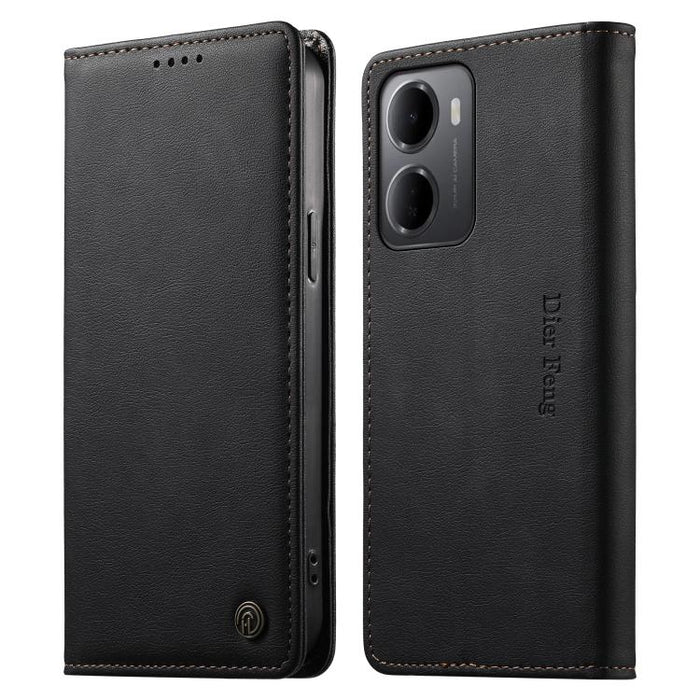 Funda para teléfono Dierfeng de cuero vegano con cierre magnético y protección RFID., For Redmi A7 Pro 171mm / Poco C85x 5G, For Redmi 15a 5G, For Redmi Turbo 5 Max / Poco X8 Pro Max, For Redmi Note 15 Pro+ 5G 163.3mm / Poco M8 Pro 5G                  ...