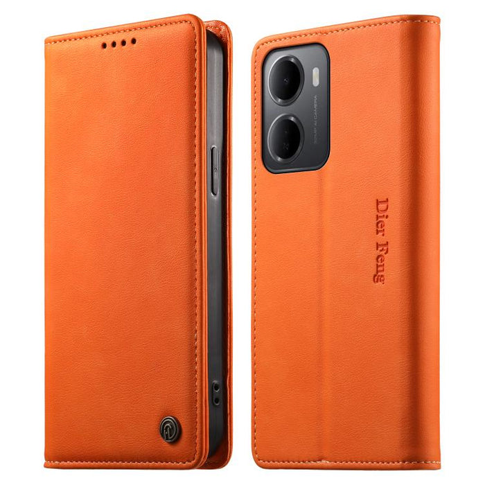 Funda para teléfono Dierfeng de cuero vegano con cierre magnético y protección RFID., For Redmi A7 Pro 171mm / Poco C85x 5G, For Redmi 15a 5G, For Redmi Turbo 5 Max / Poco X8 Pro Max, For Redmi Note 15 Pro+ 5G 163.3mm / Poco M8 Pro 5G                  ...